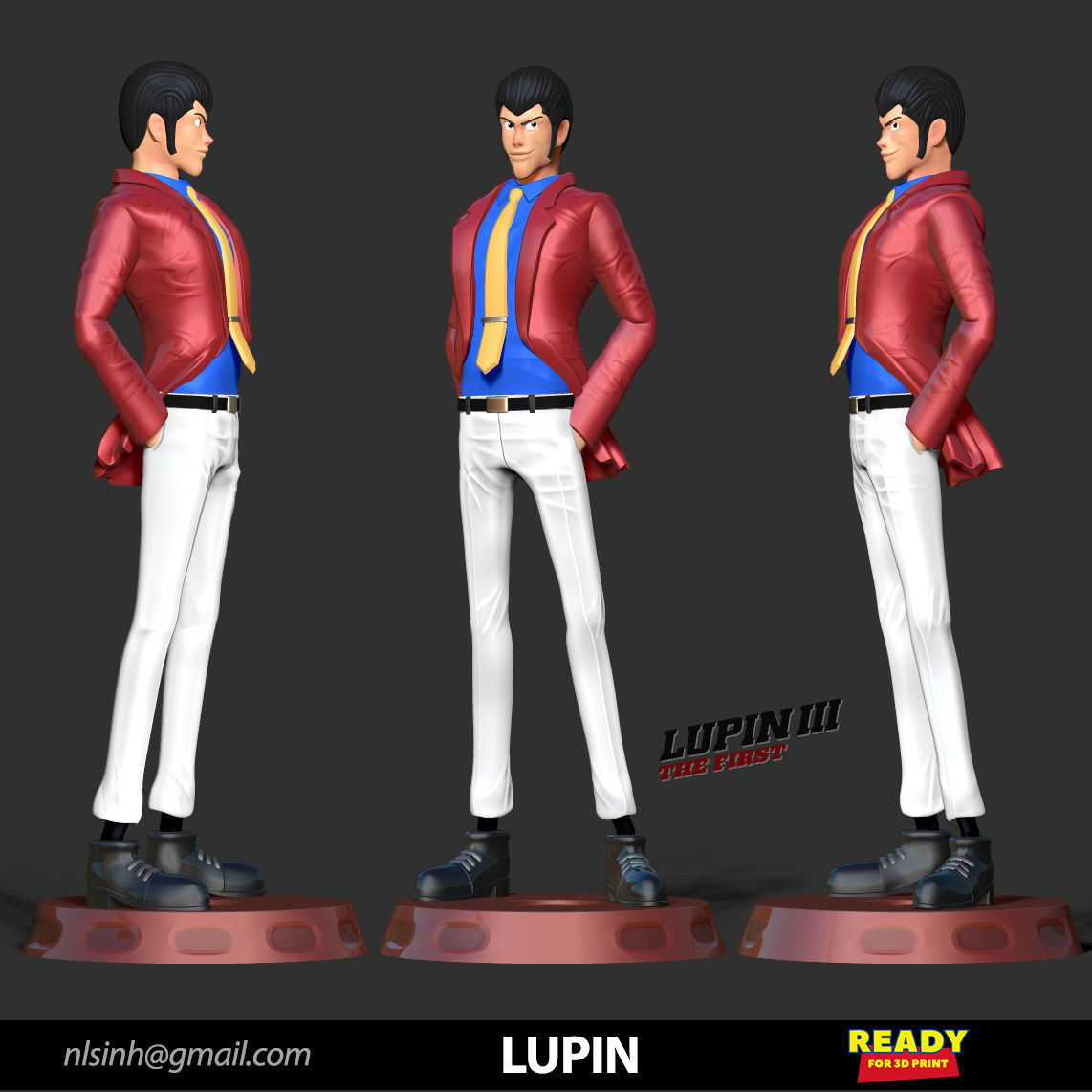 Lupin III - The First 3D print model_1