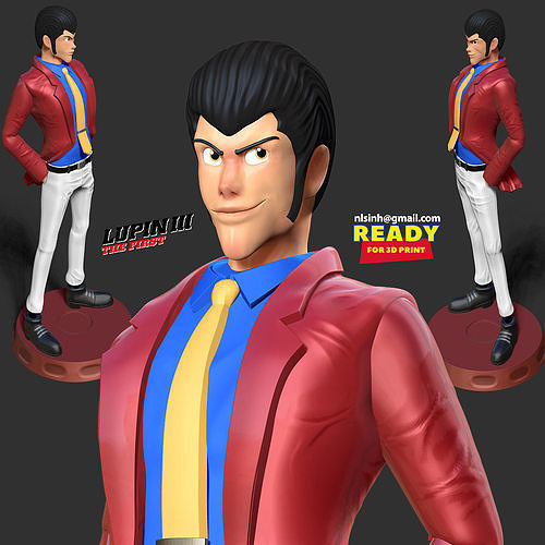 Lupin III - The First 3D print model