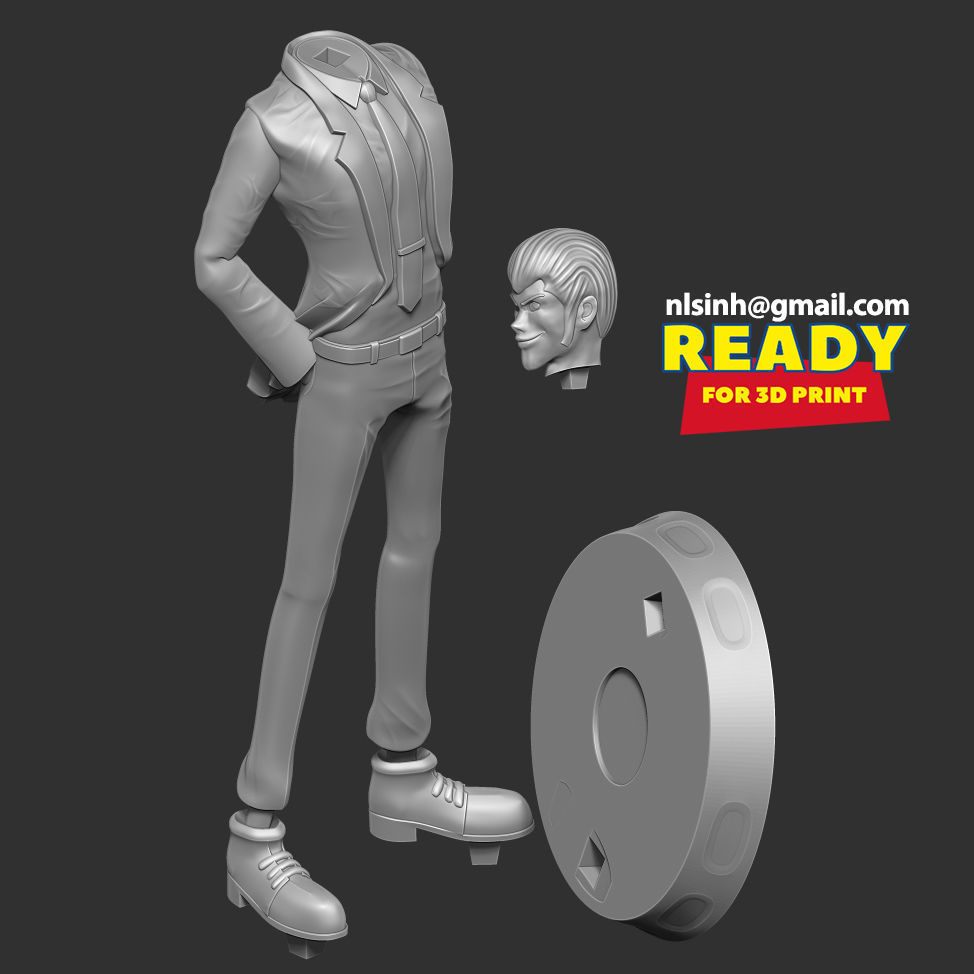 Lupin III - The First 3D print model_2