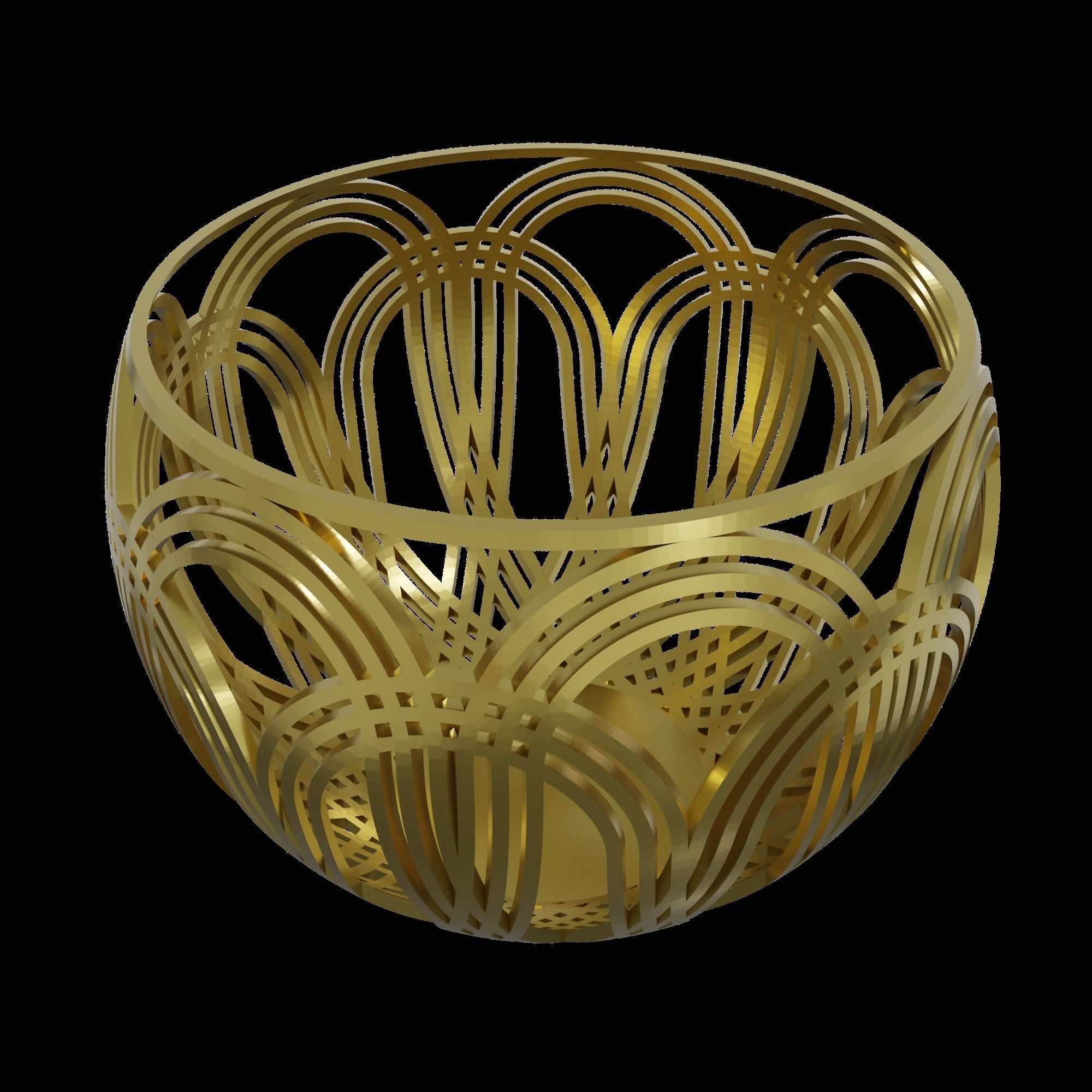 Vase with Pattern 3D Printable 3D print model_2