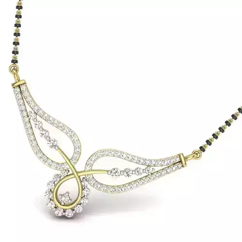 Women round necklace