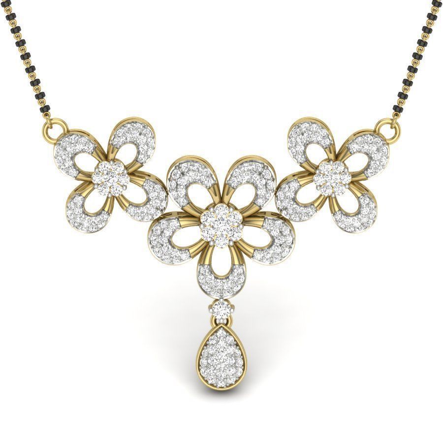 Bridal Necklace 3D print model_8