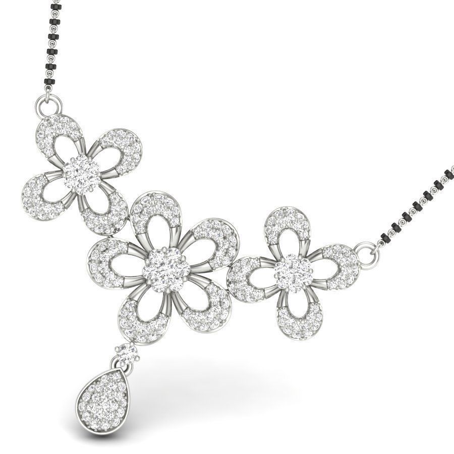 Bridal Necklace 3D print model_6