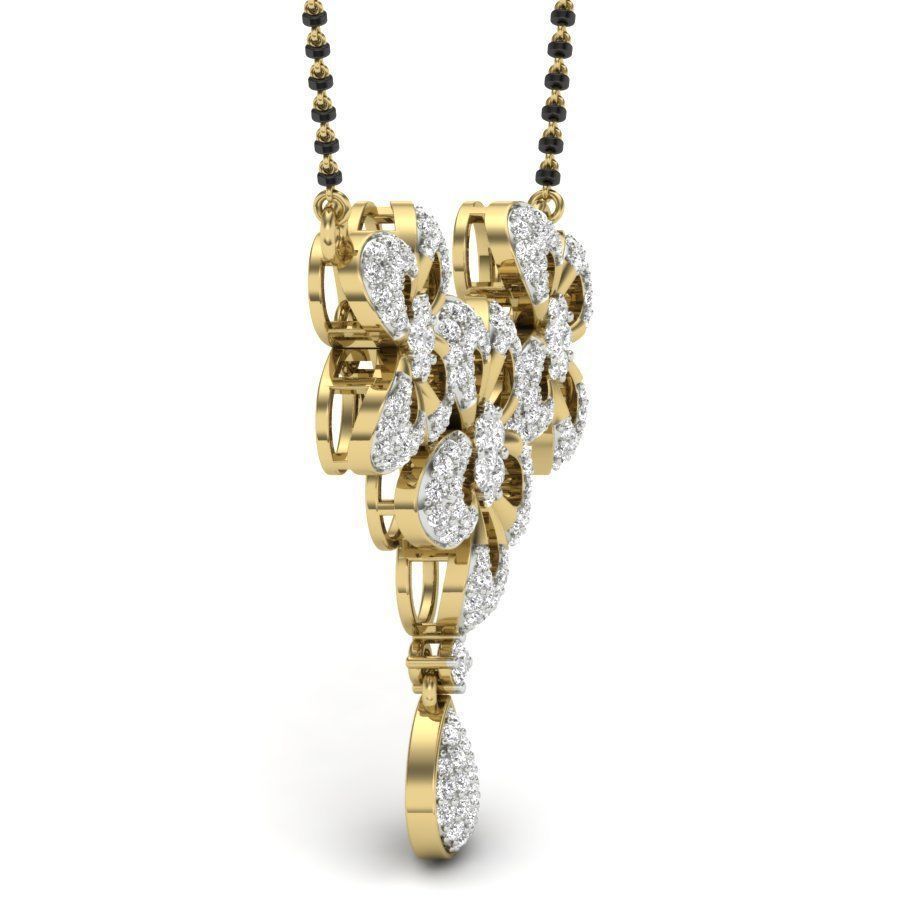 Bridal Necklace 3D print model_9