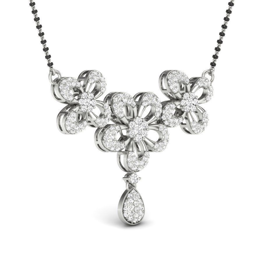 Bridal Necklace 3D print model_4