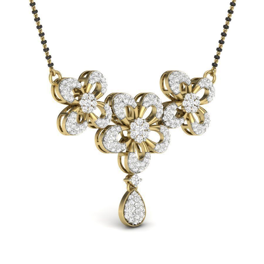 Bridal Necklace 3D print model_1