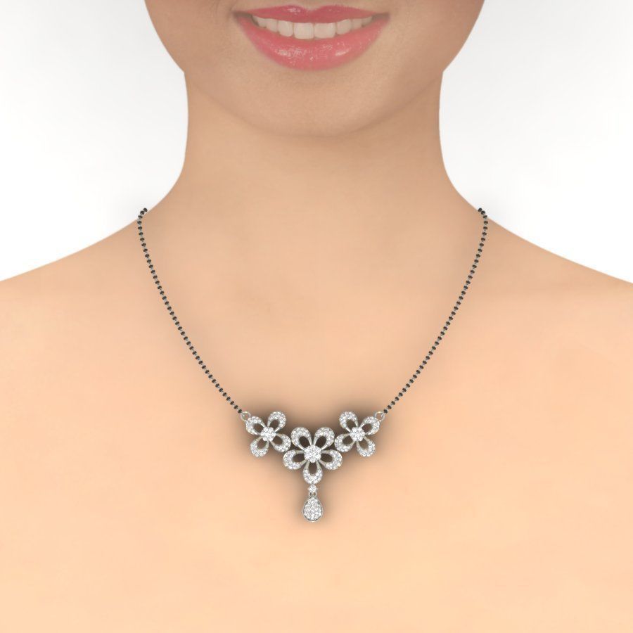 Bridal Necklace 3D print model_2