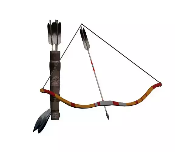 Indian Bow and Quiver