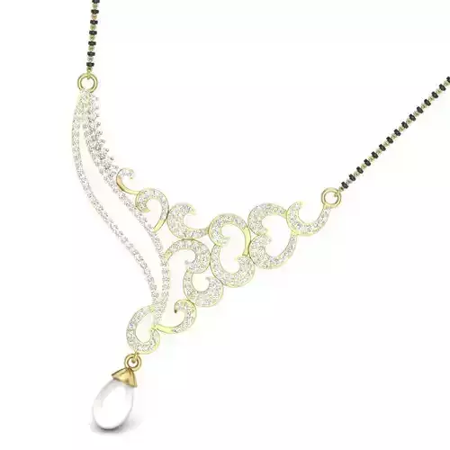 necklace with diamonds 
