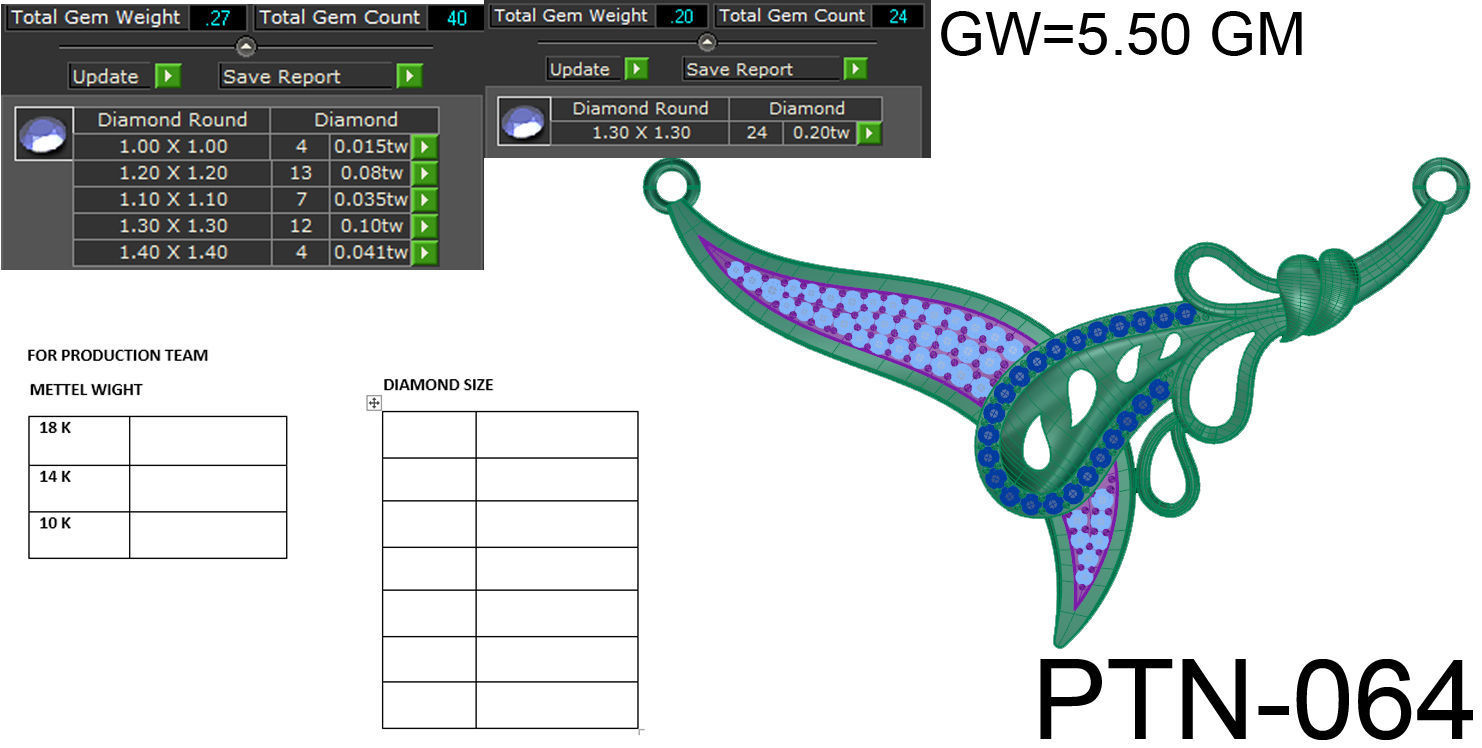 Bridal Necklace for Women 3D print model_10