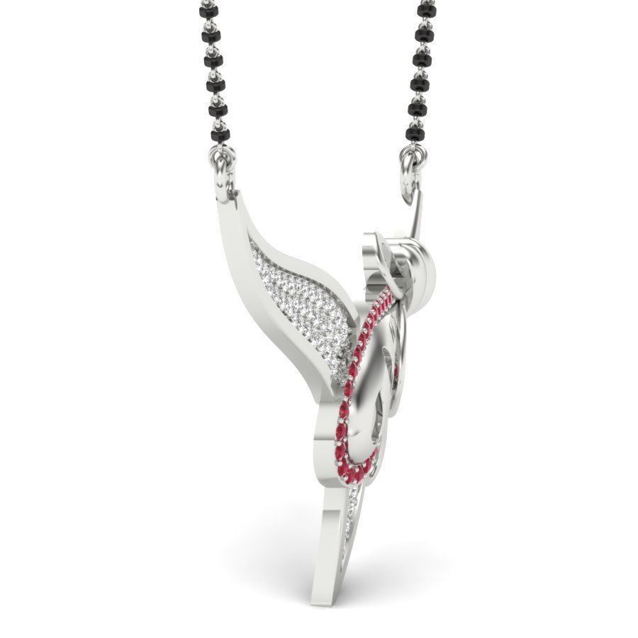 Bridal Necklace for Women 3D print model_5