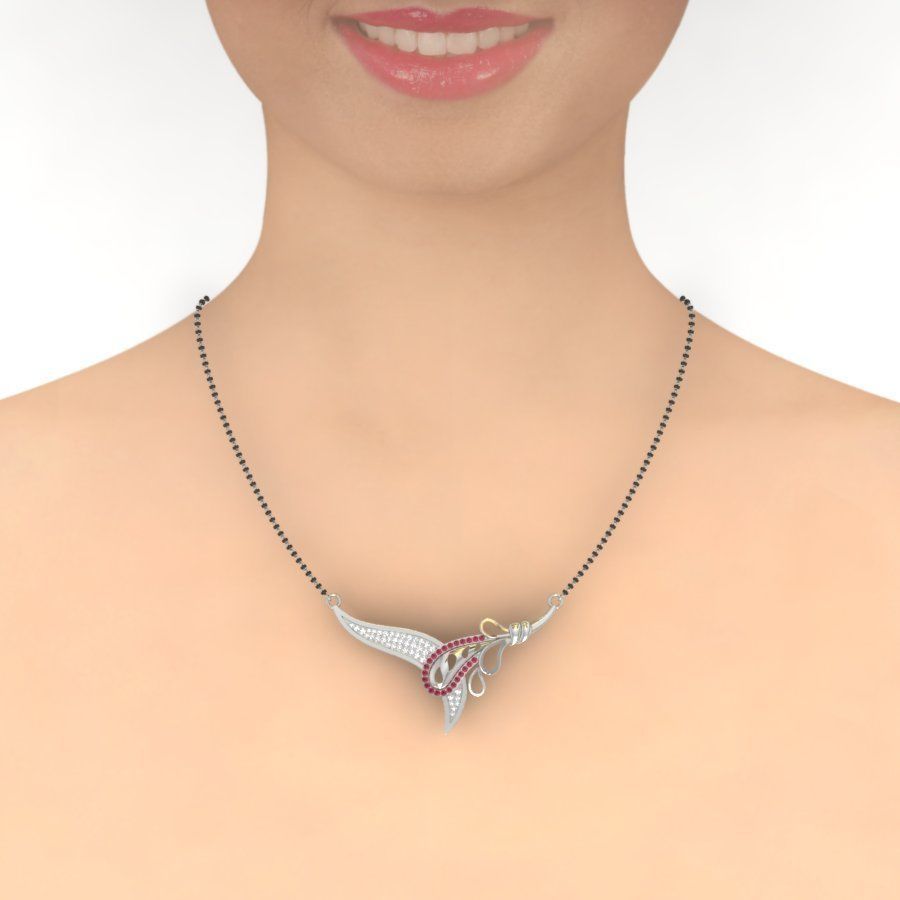 Bridal Necklace for Women 3D print model_2