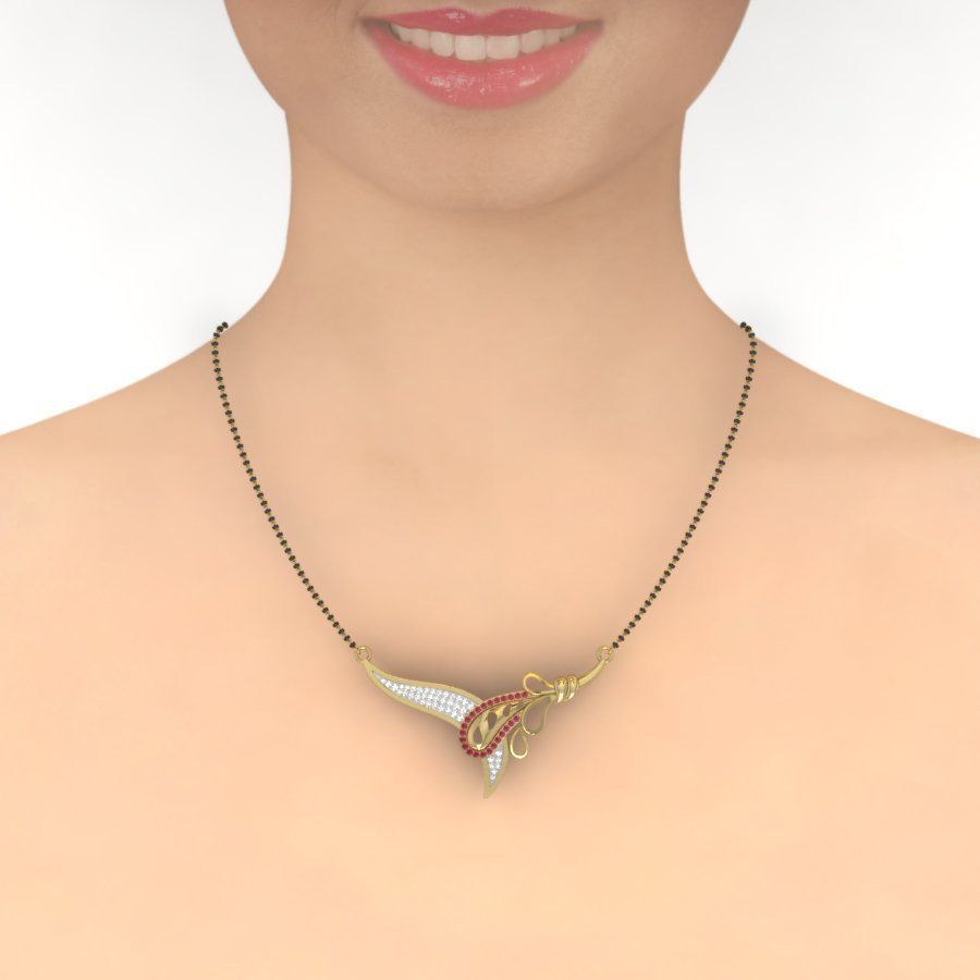 Bridal Necklace for Women 3D print model_7