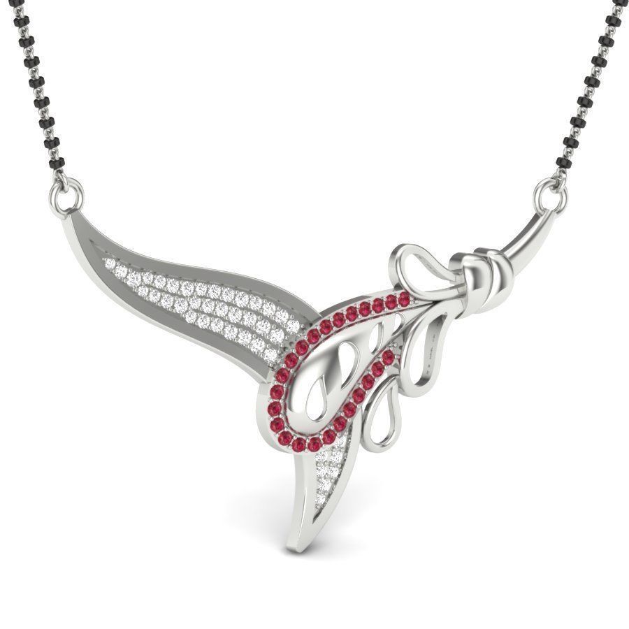 Bridal Necklace for Women 3D print model_4