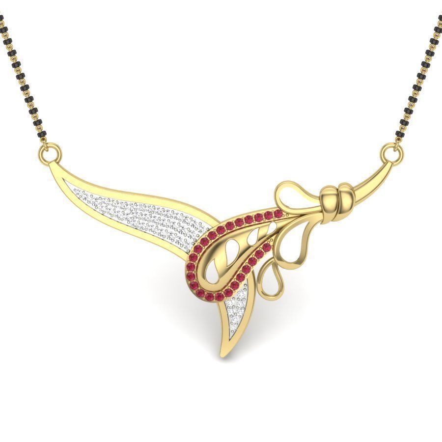 Bridal Necklace for Women 3D print model_8