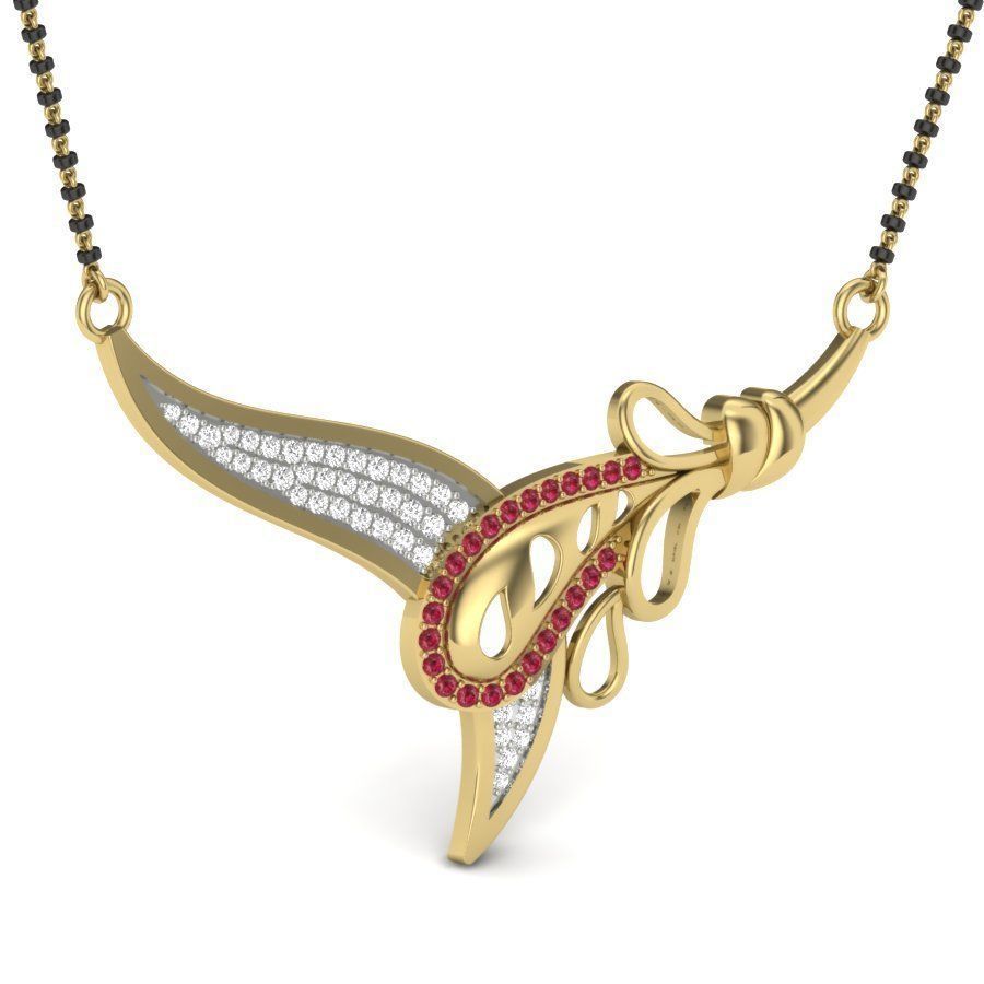 Bridal Necklace for Women 3D print model_1