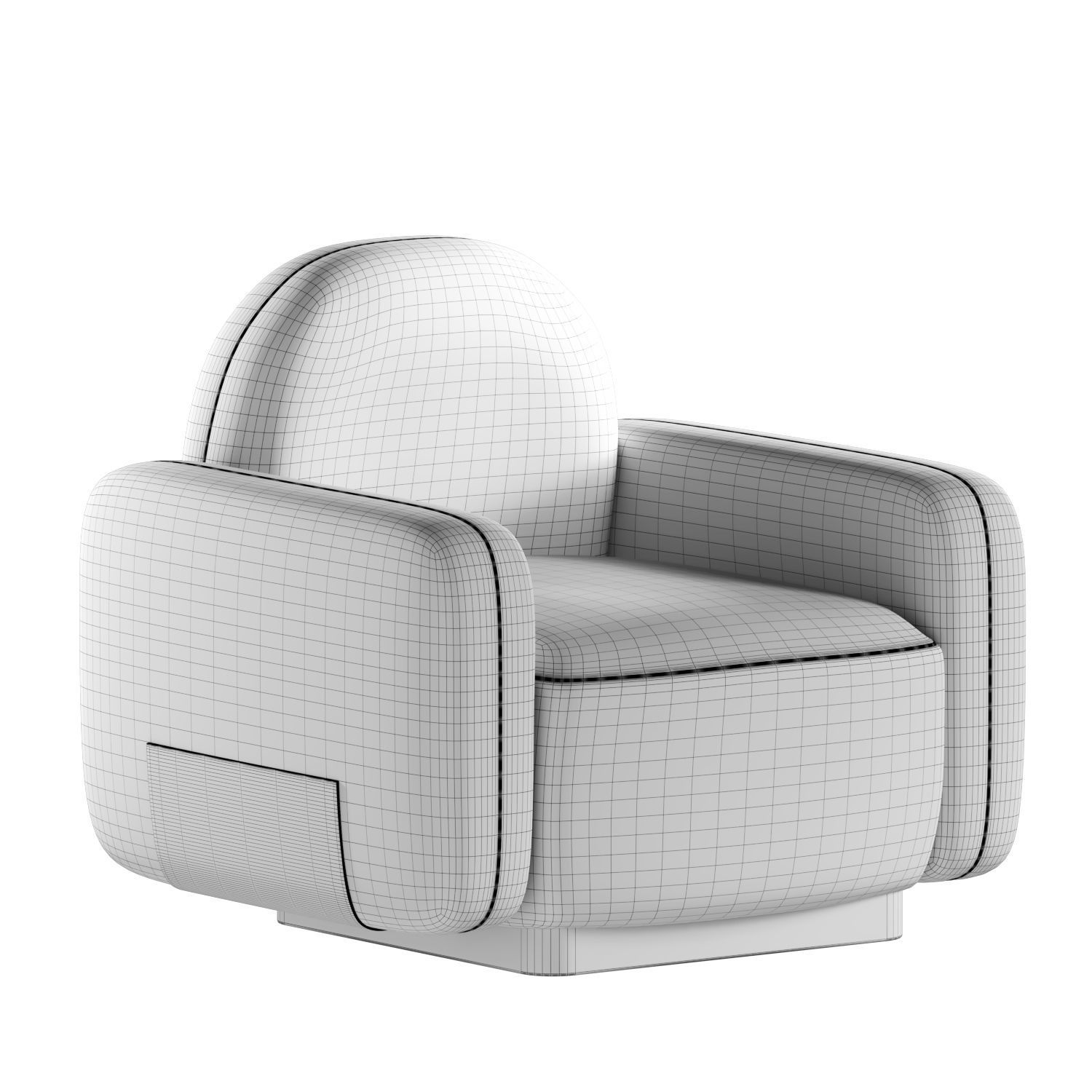 ARMCHAIR HANDY 3D model_4