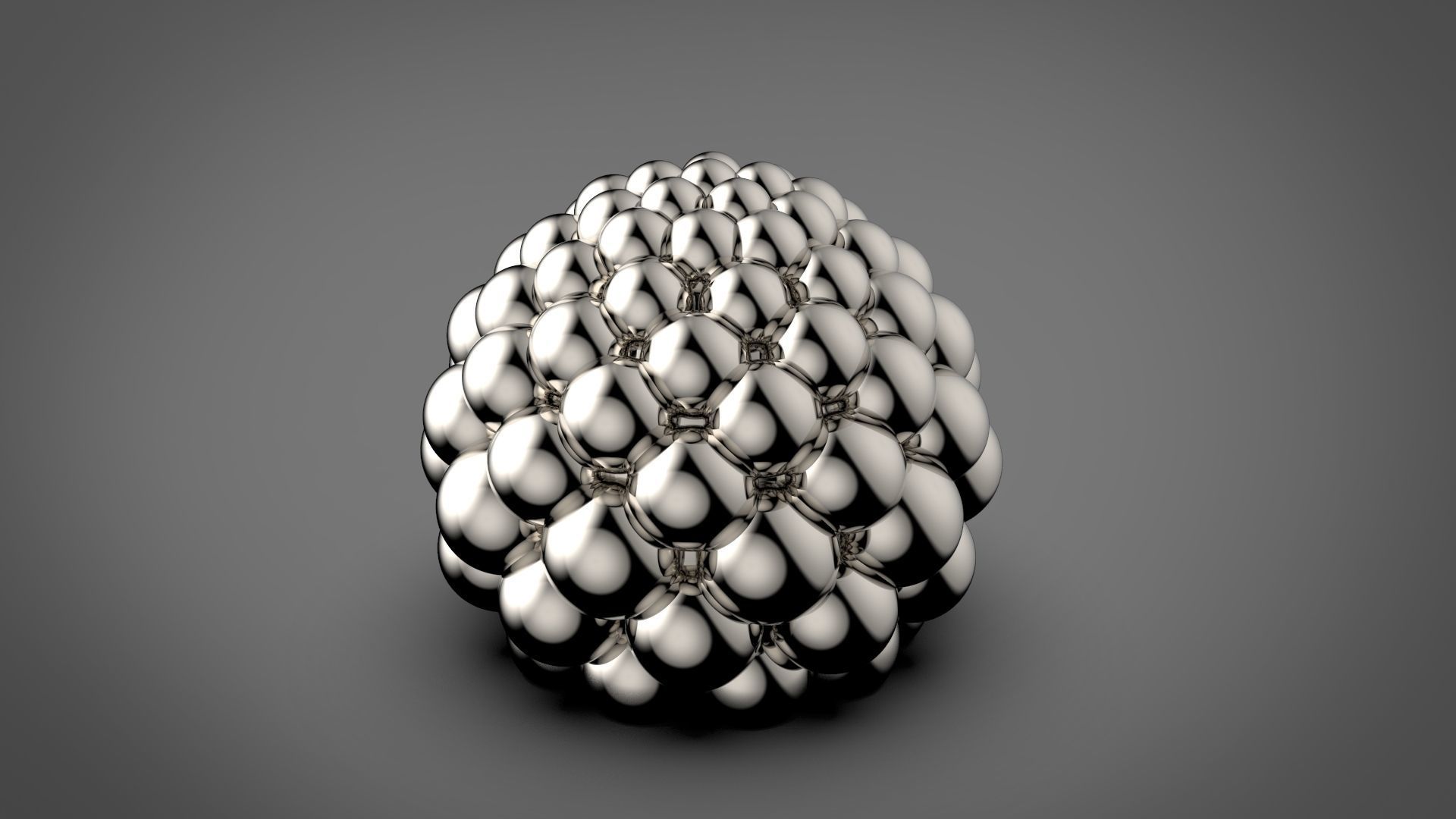 Spherical Bubble   3D print model_4