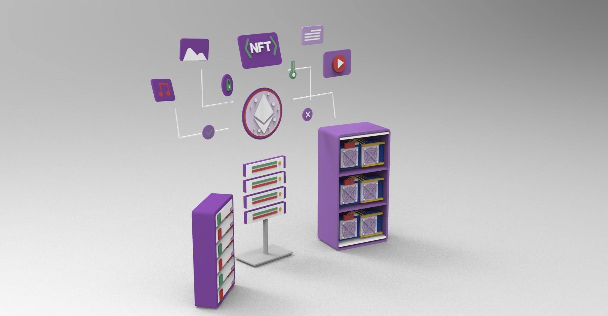 NFT 3D person Free low-poly 3D model_7