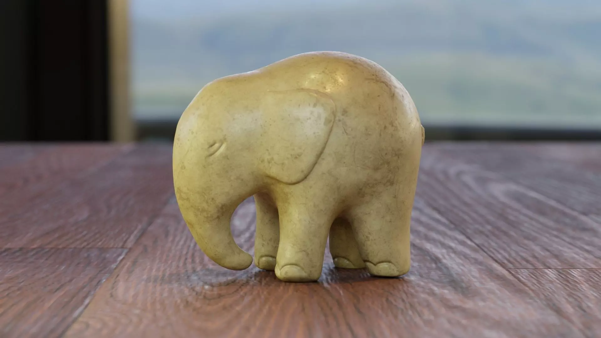 Ceramic Decor Low-poly 3D model_0