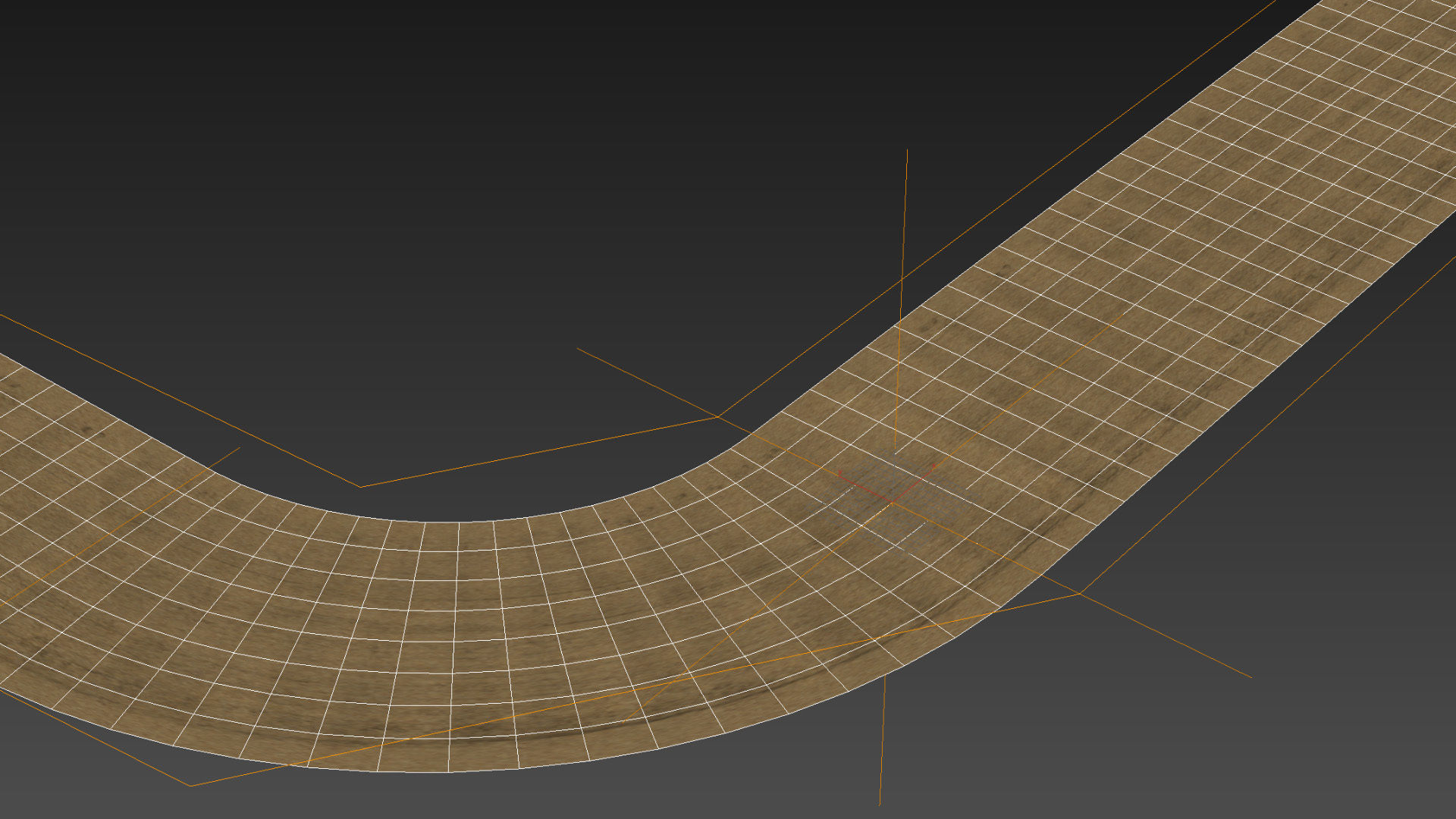 Sandy single lane road 03 - 16 meters 3D model_12