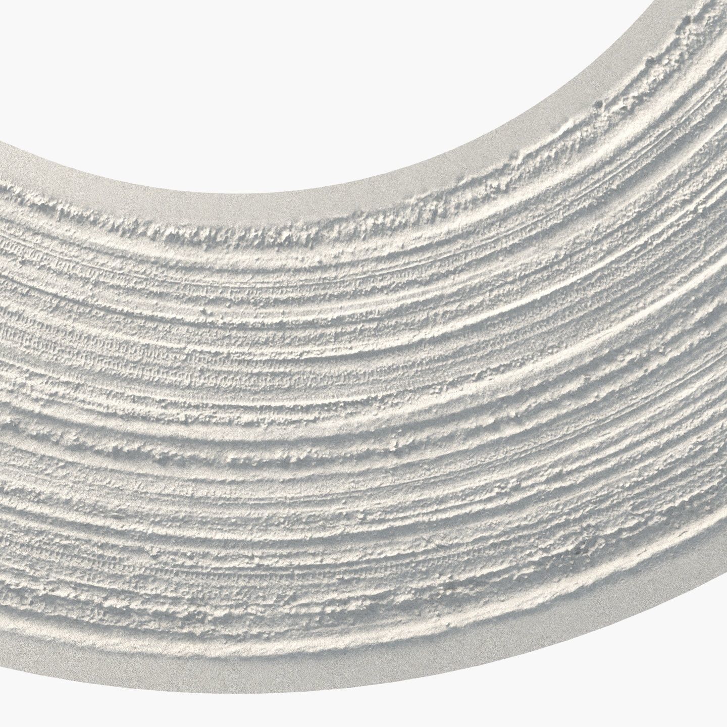 Sandy single lane road 03 - 16 meters 3D model_5