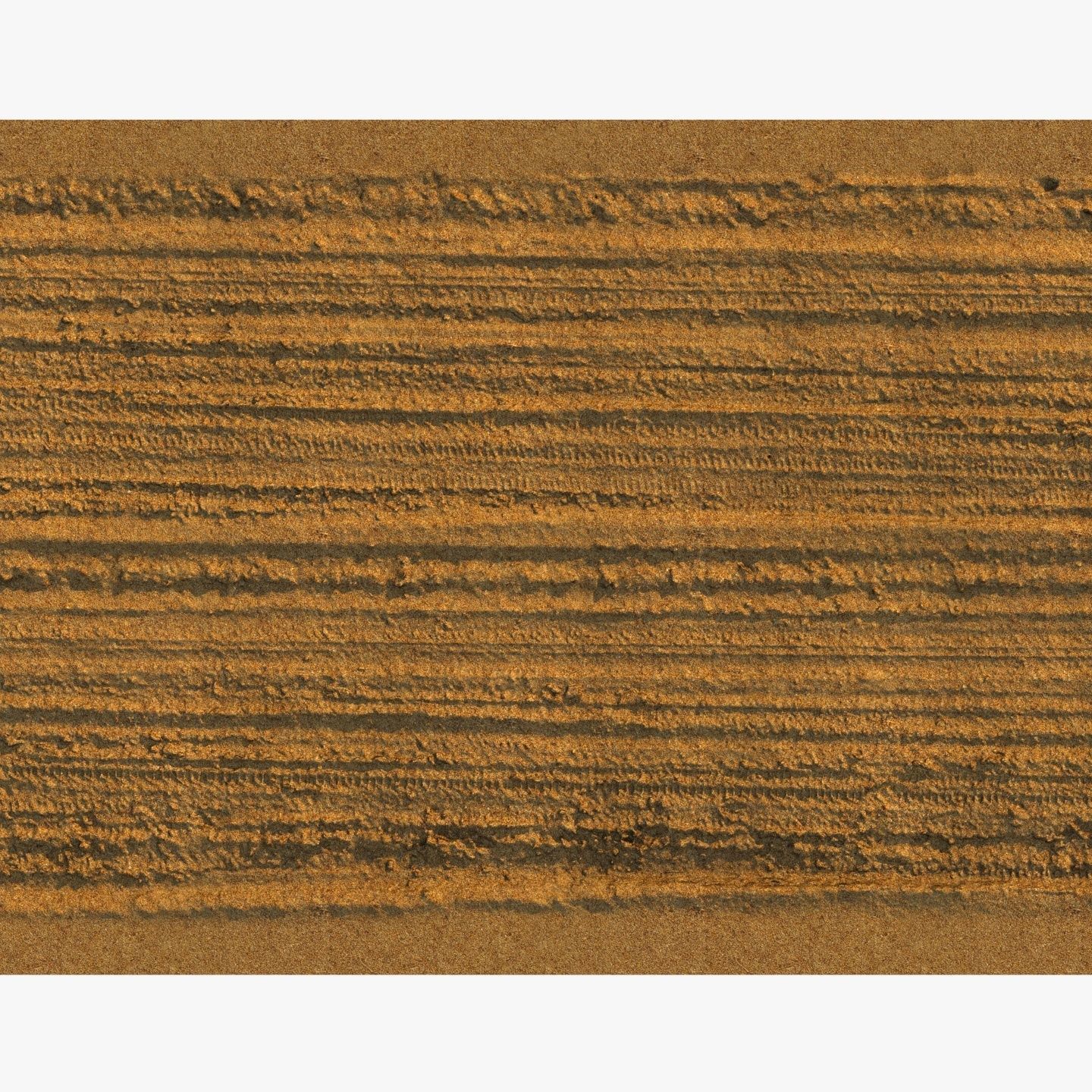 Sandy single lane road 03 - 16 meters 3D model_8