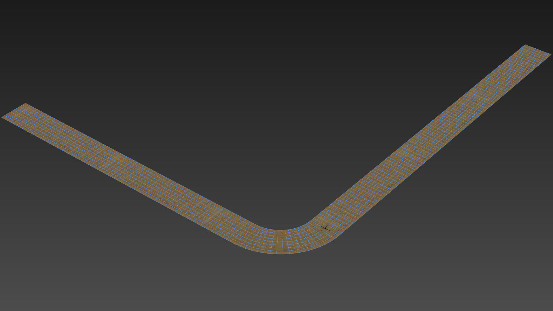 Sandy single lane road 03 - 16 meters 3D model_13