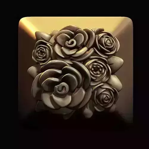 BOUQUET OF ROSES KEYCAPS KEYBOARD