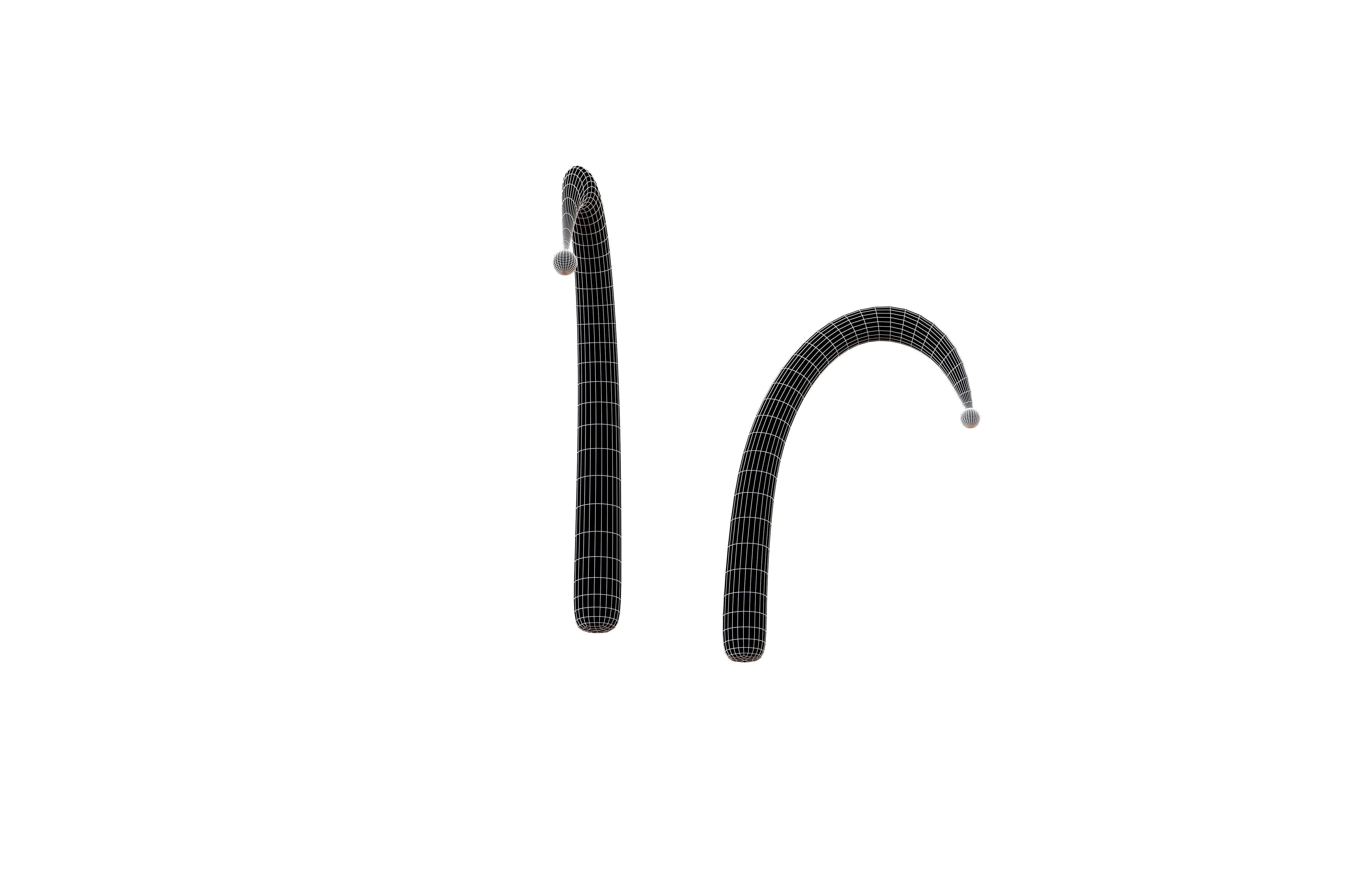 Elf Headgear v1 001 Low-poly 3D model_4