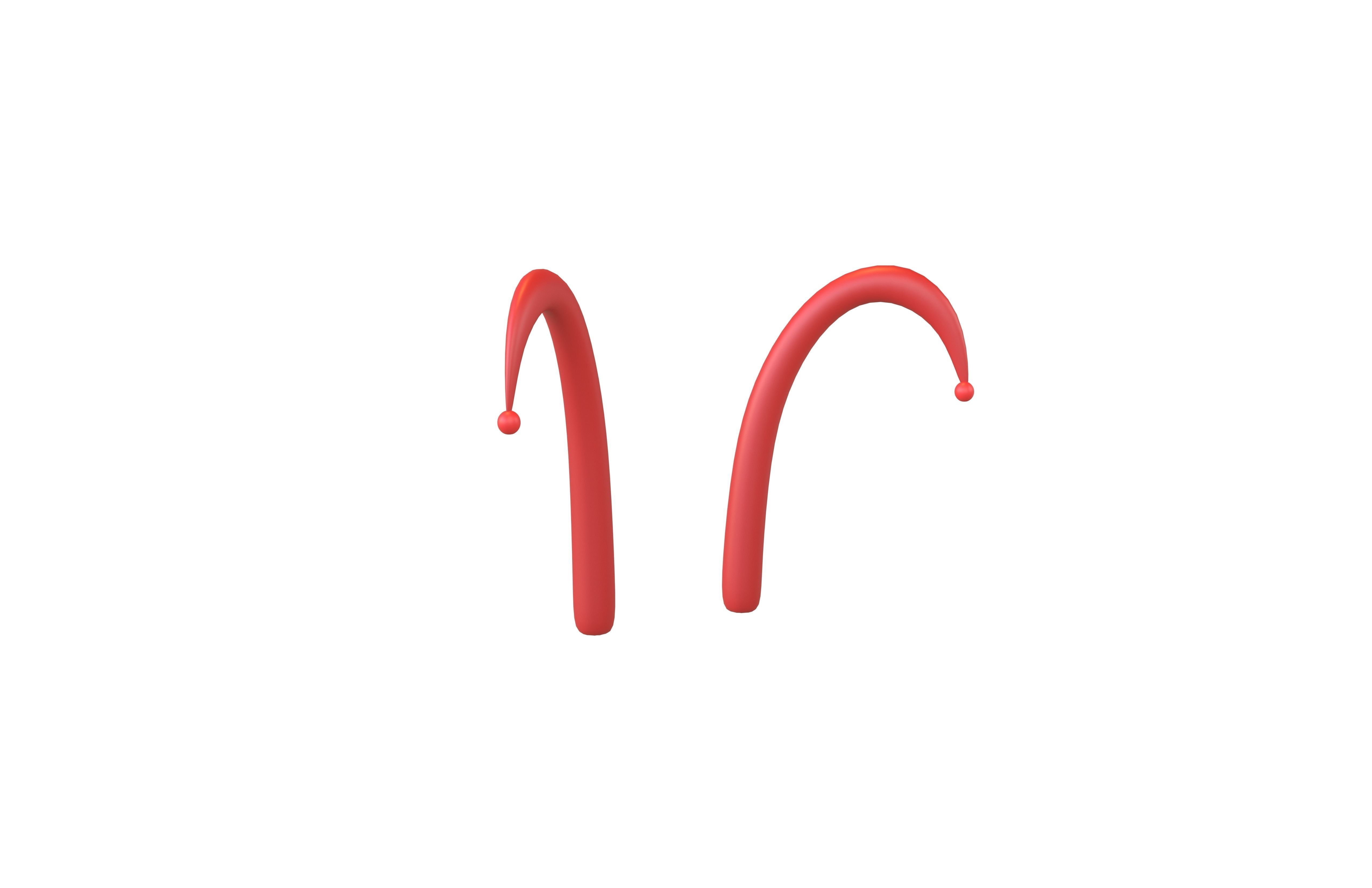 Elf Headgear v1 003 Low-poly 3D model_2