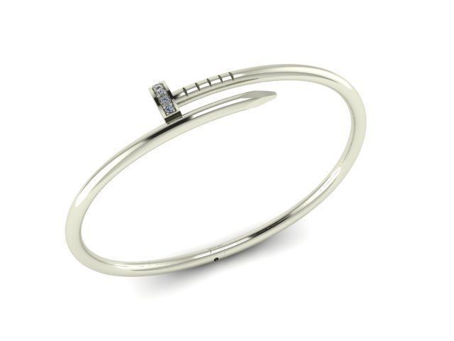 Bangle bracelet 14 3D print model_1