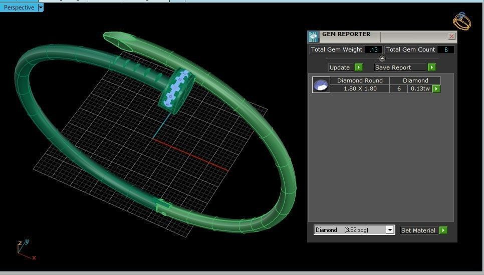 Bangle bracelet 14 3D print model_4