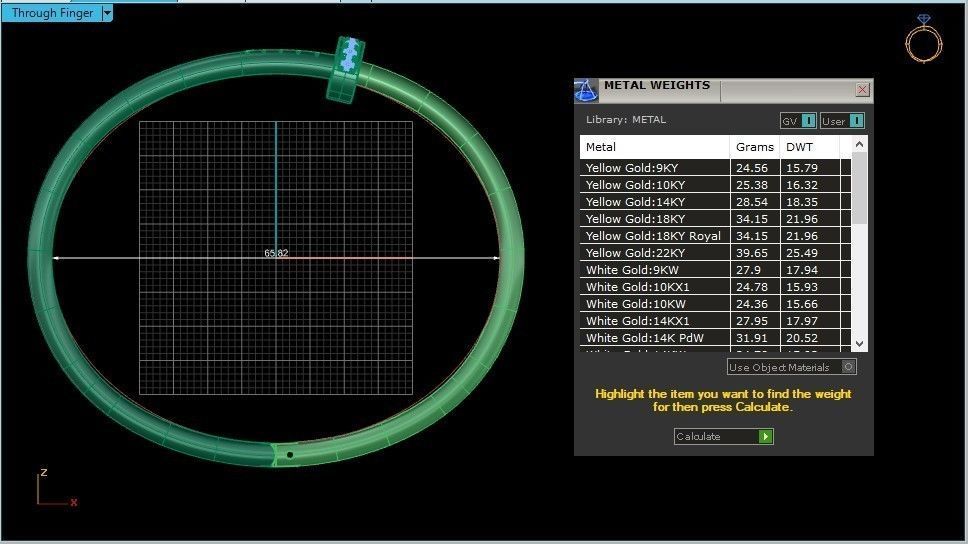 Bangle bracelet 14 3D print model_3