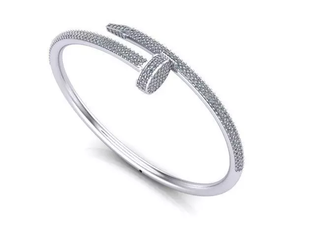 Bangle bracelet 16 3D print model_0