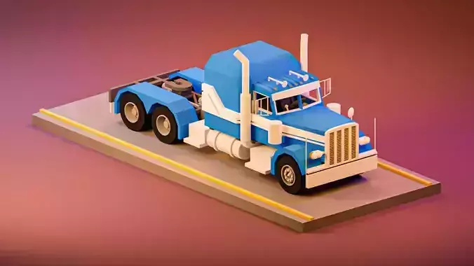 autotruck semi truck on road