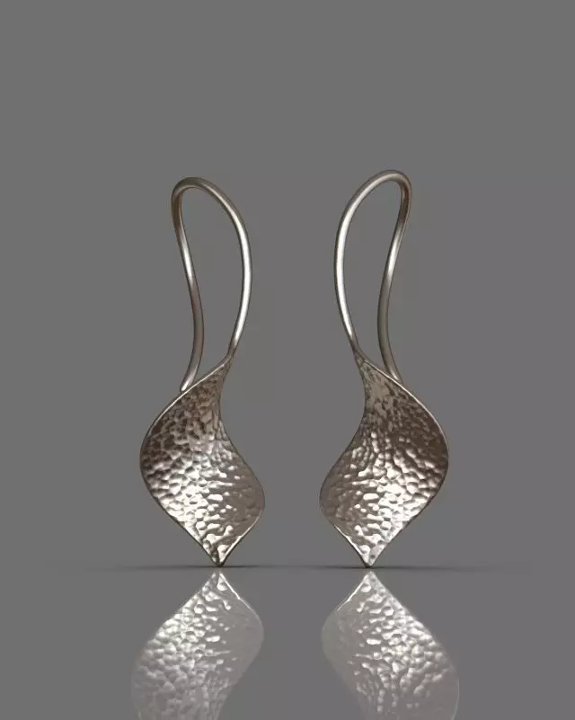 Light fashion earrings 3D print model