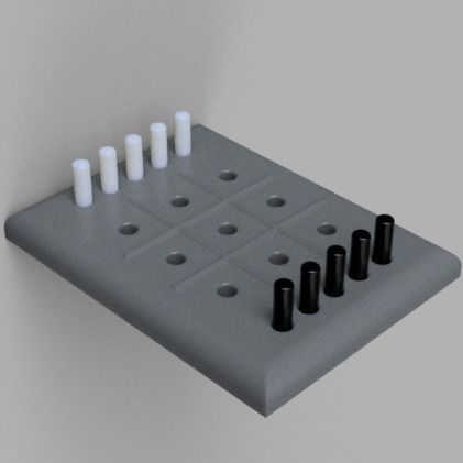  Game Tic-Tac-Toe 3D print model_2