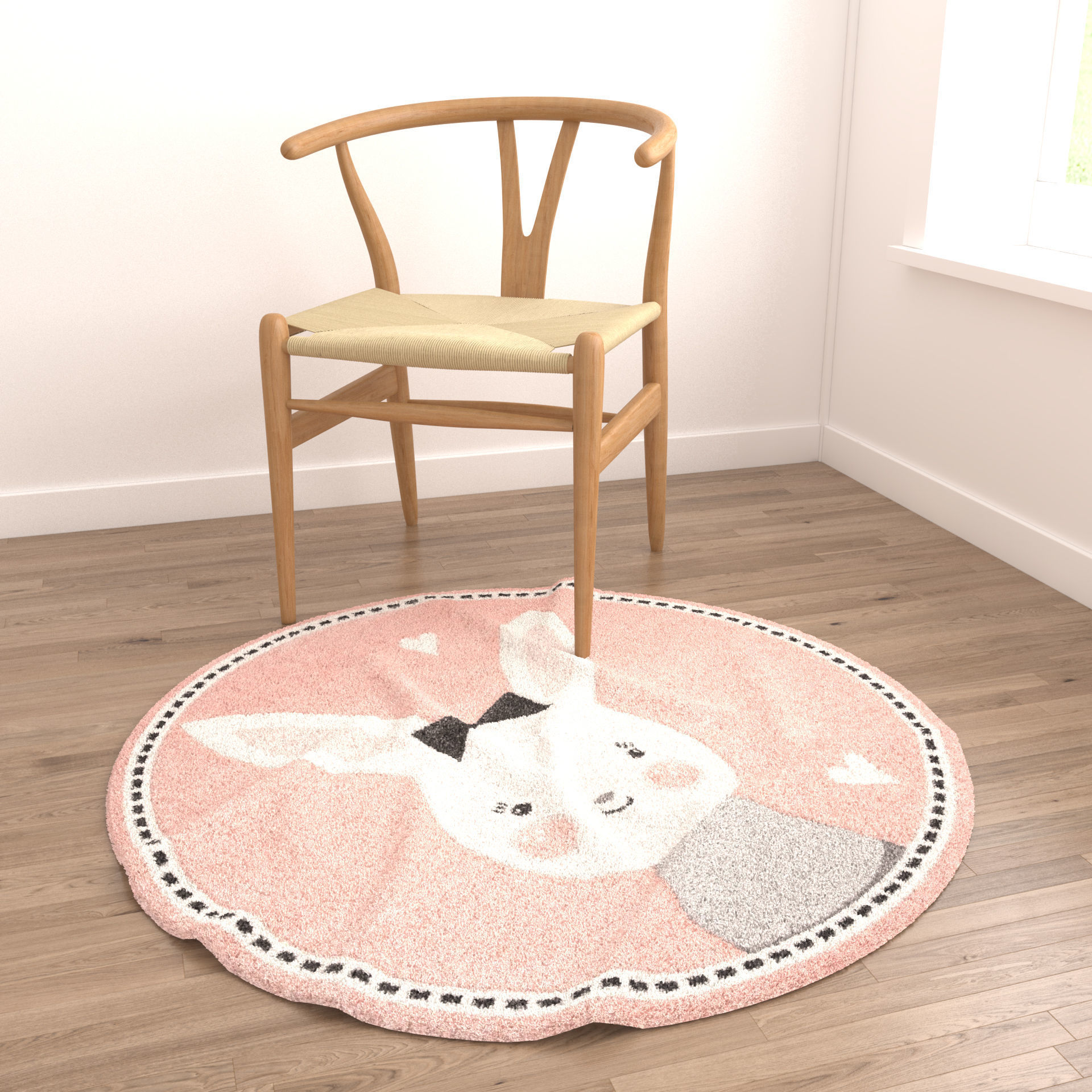 Rugs No 569 Low-poly 3D model_3