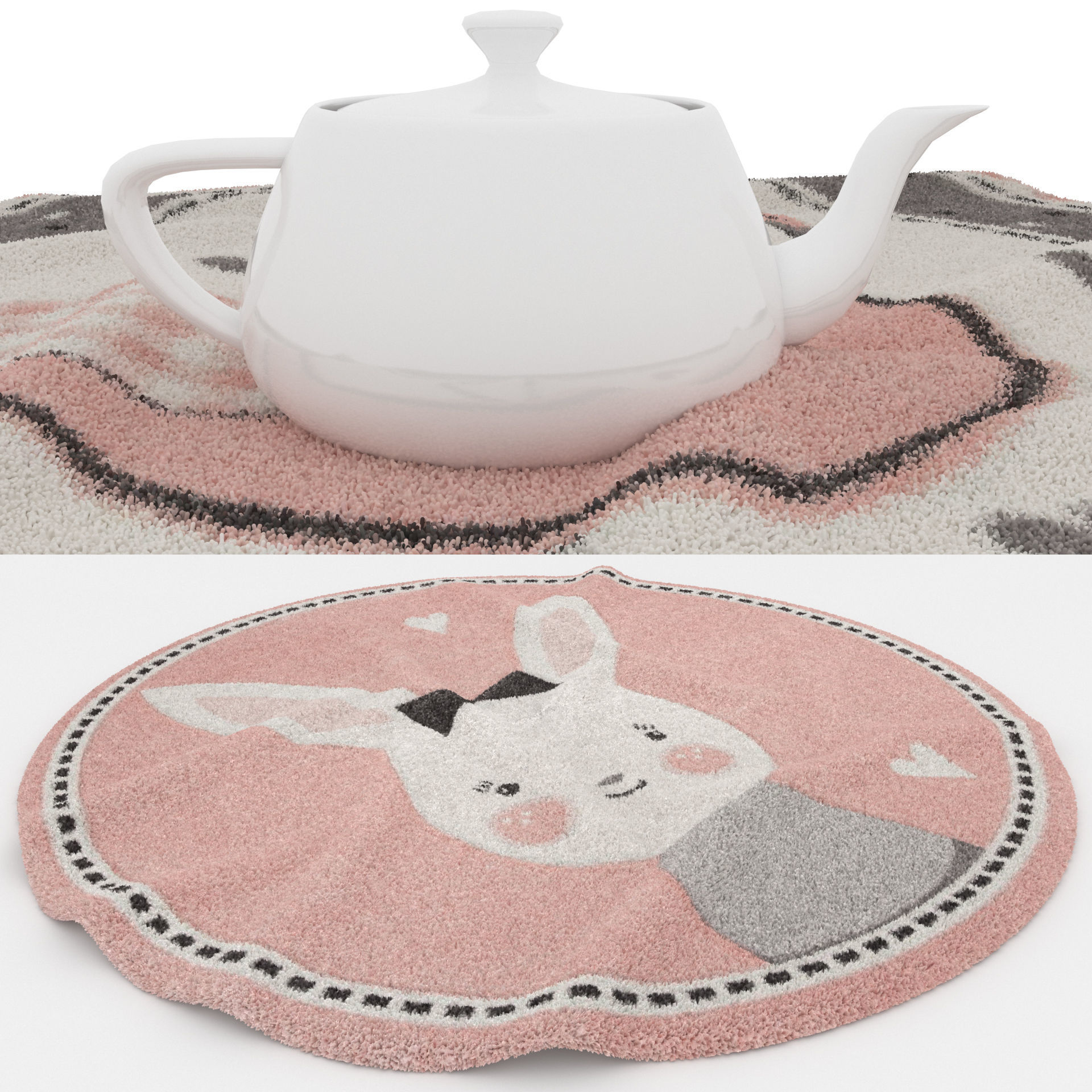 Rugs No 569 Low-poly 3D model_1