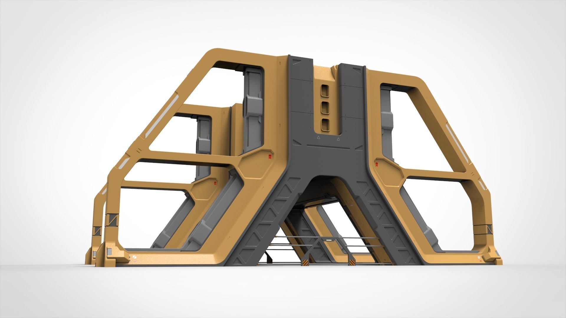 Sci Fi Modular Environment 17 3D model_5