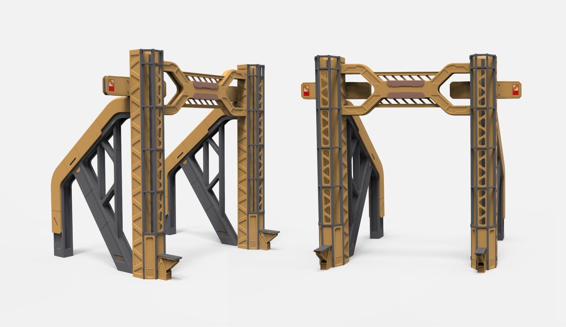 Sci Fi Modular Environment 17 3D model_7