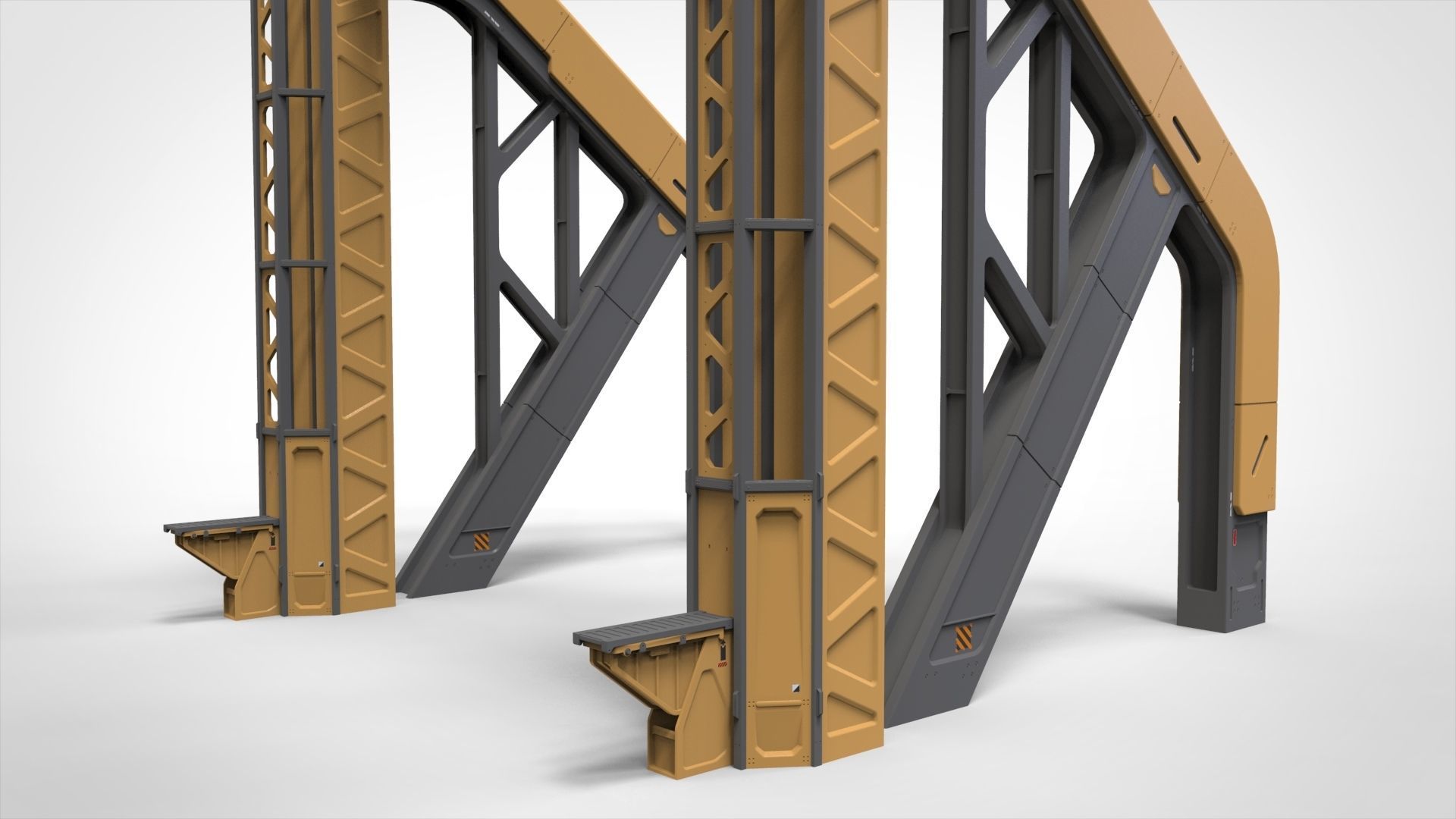 Sci Fi Modular Environment 17 3D model_9