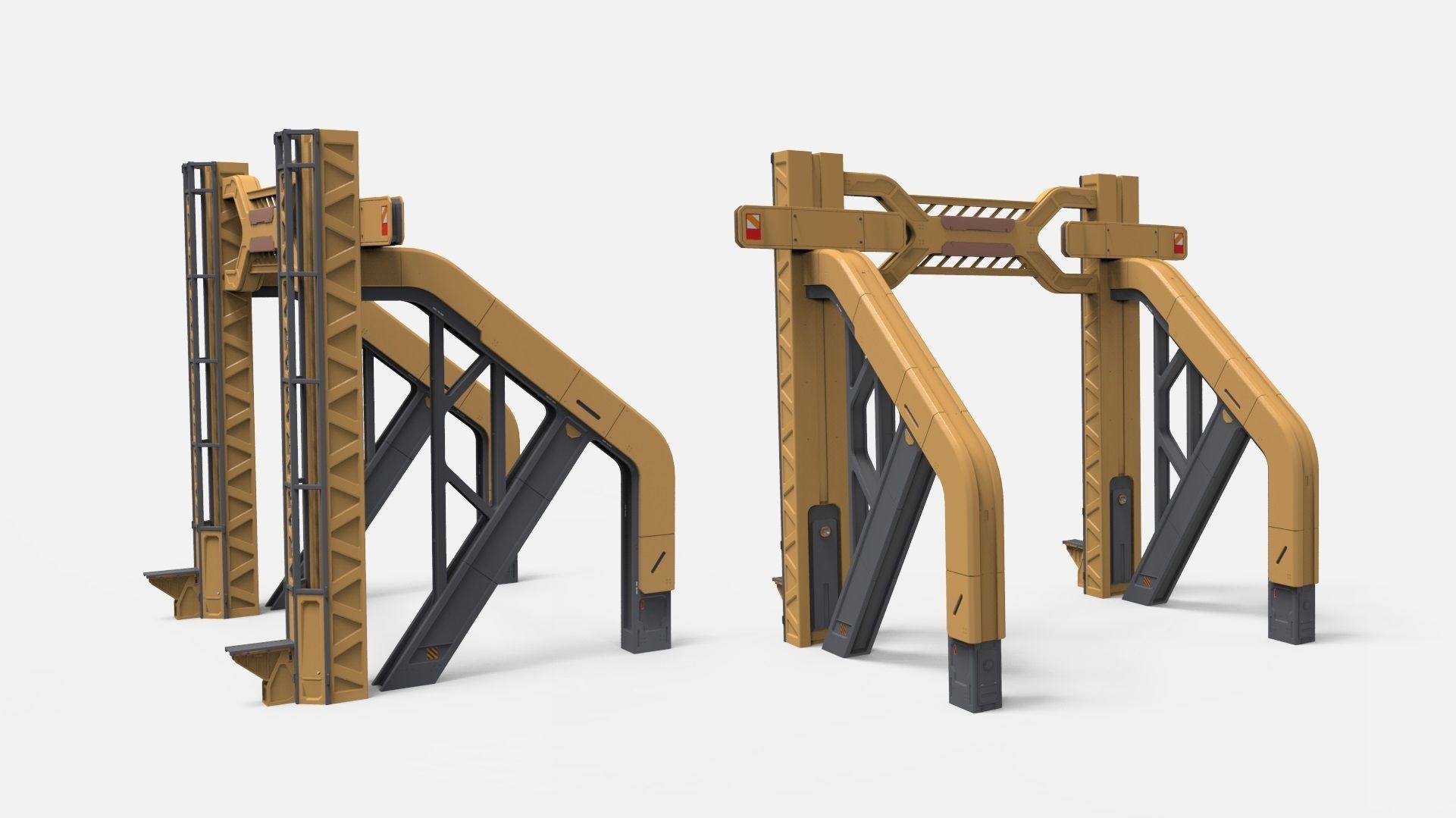 Sci Fi Modular Environment 17 3D model_8