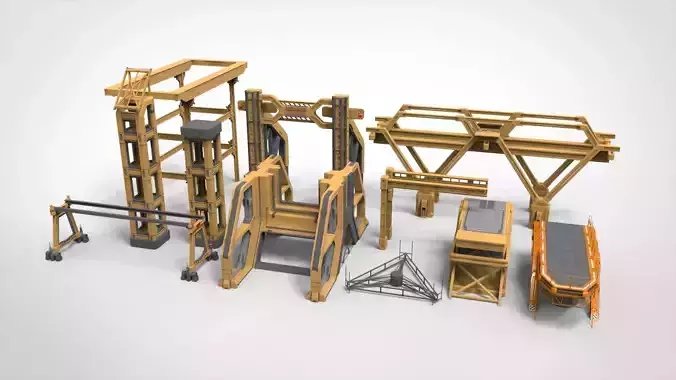 Sci Fi Modular Environment 17 3D model