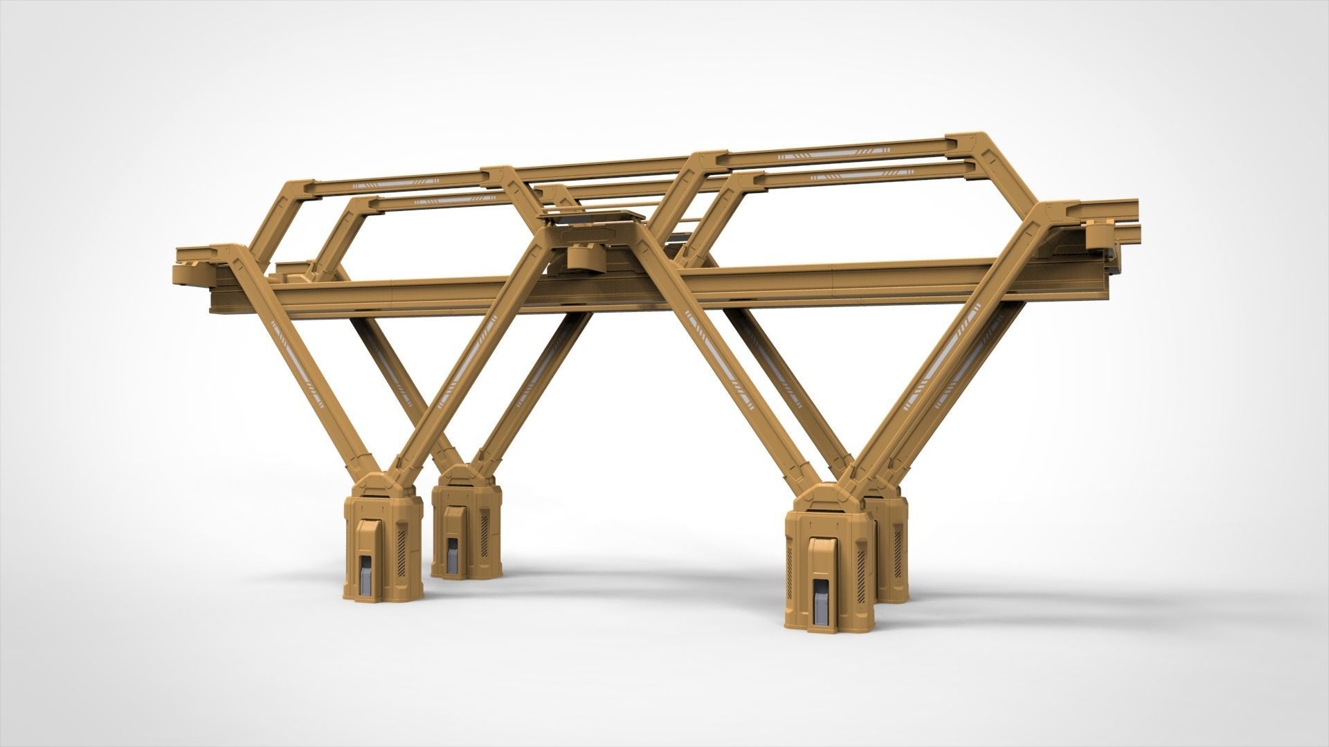 Sci Fi Modular Environment 17 3D model_11