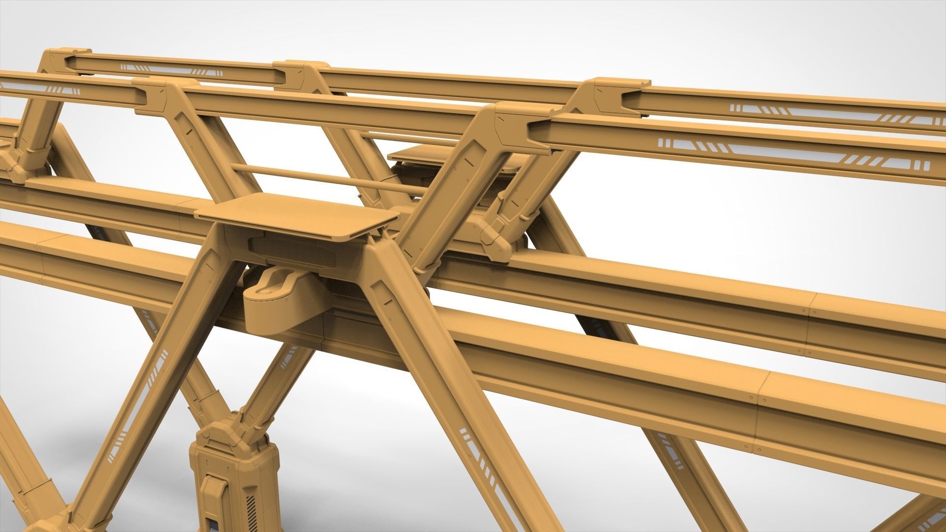 Sci Fi Modular Environment 17 3D model_15