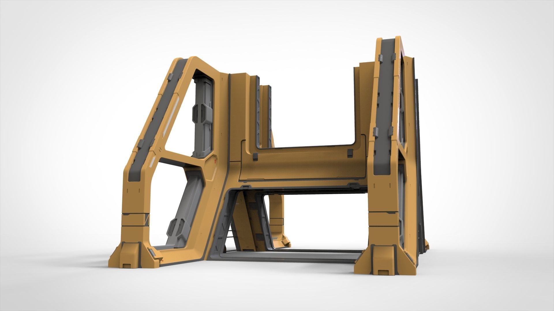 Sci Fi Modular Environment 17 3D model_4