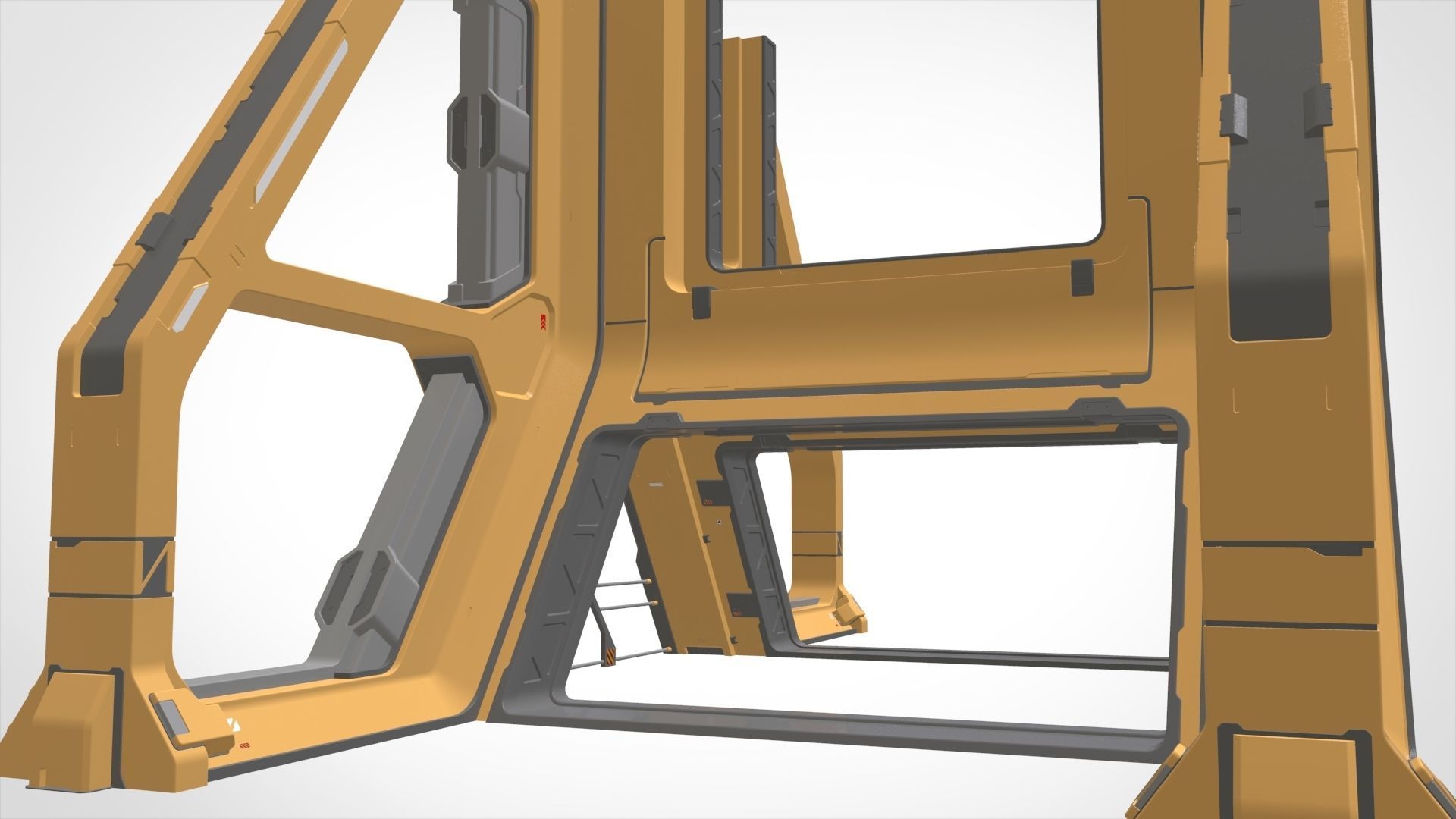 Sci Fi Modular Environment 17 3D model_6