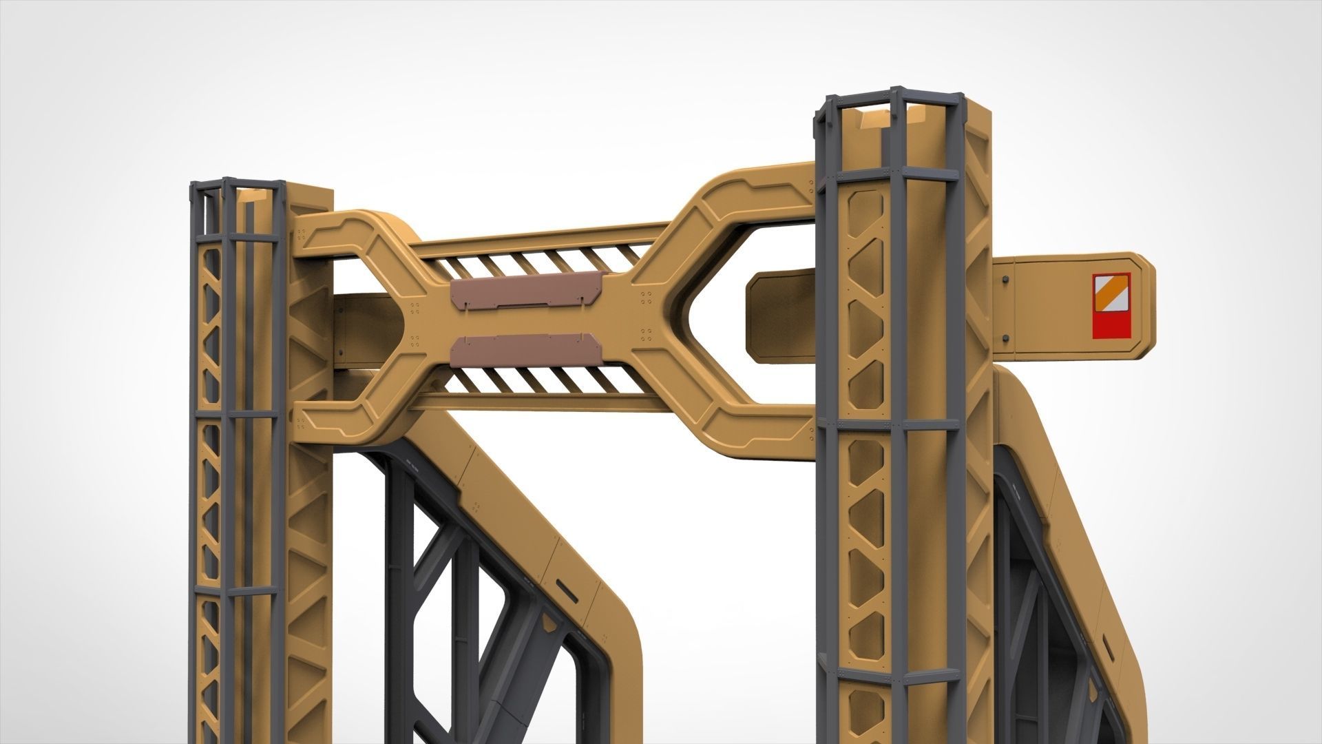 Sci Fi Modular Environment 17 3D model_10